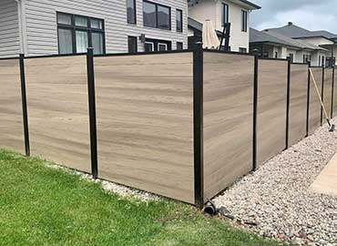 TAUPE-TEAK-Vinyl-Fence