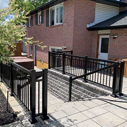 Aluminum-Railings-With-Bars Installed in Ottawa